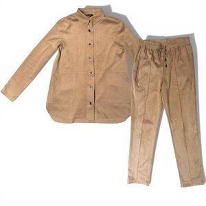 Bylyse Spenard Faux Suede Matching Set – Top XS | Pants S